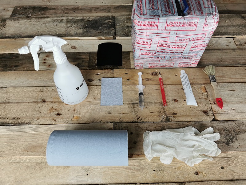Material zur Reparatur von Lecks Paddle Material zur Reparatur von Lecks Paddle