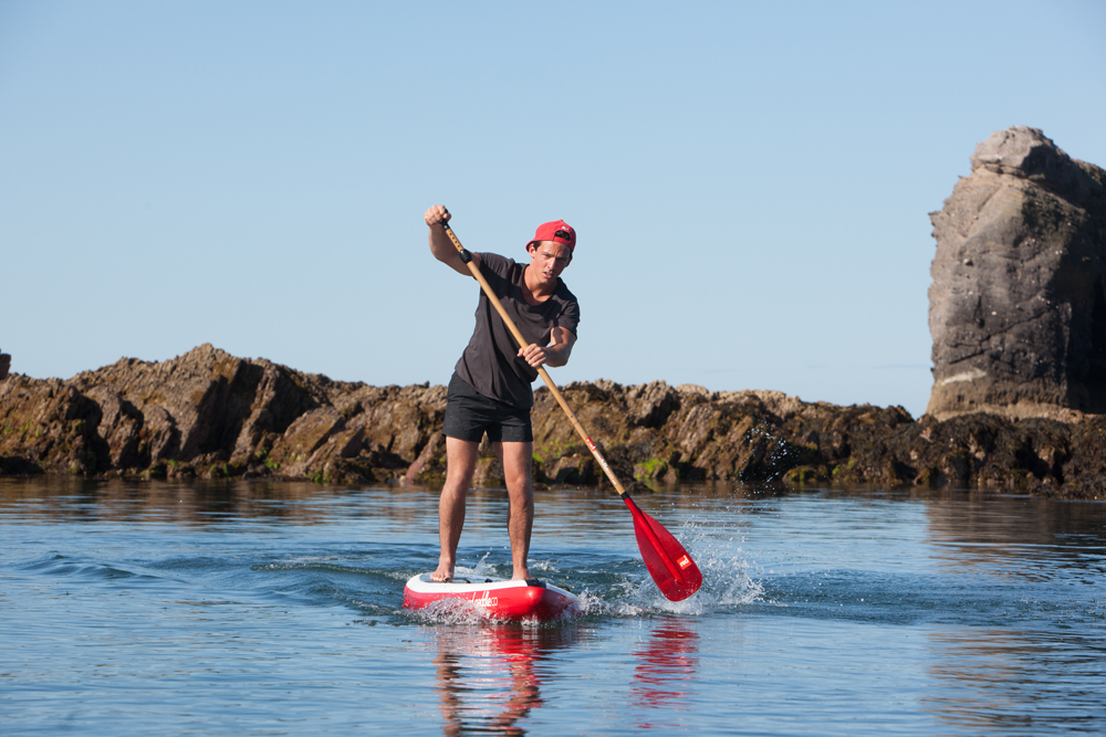 Stand up paddle red paddle