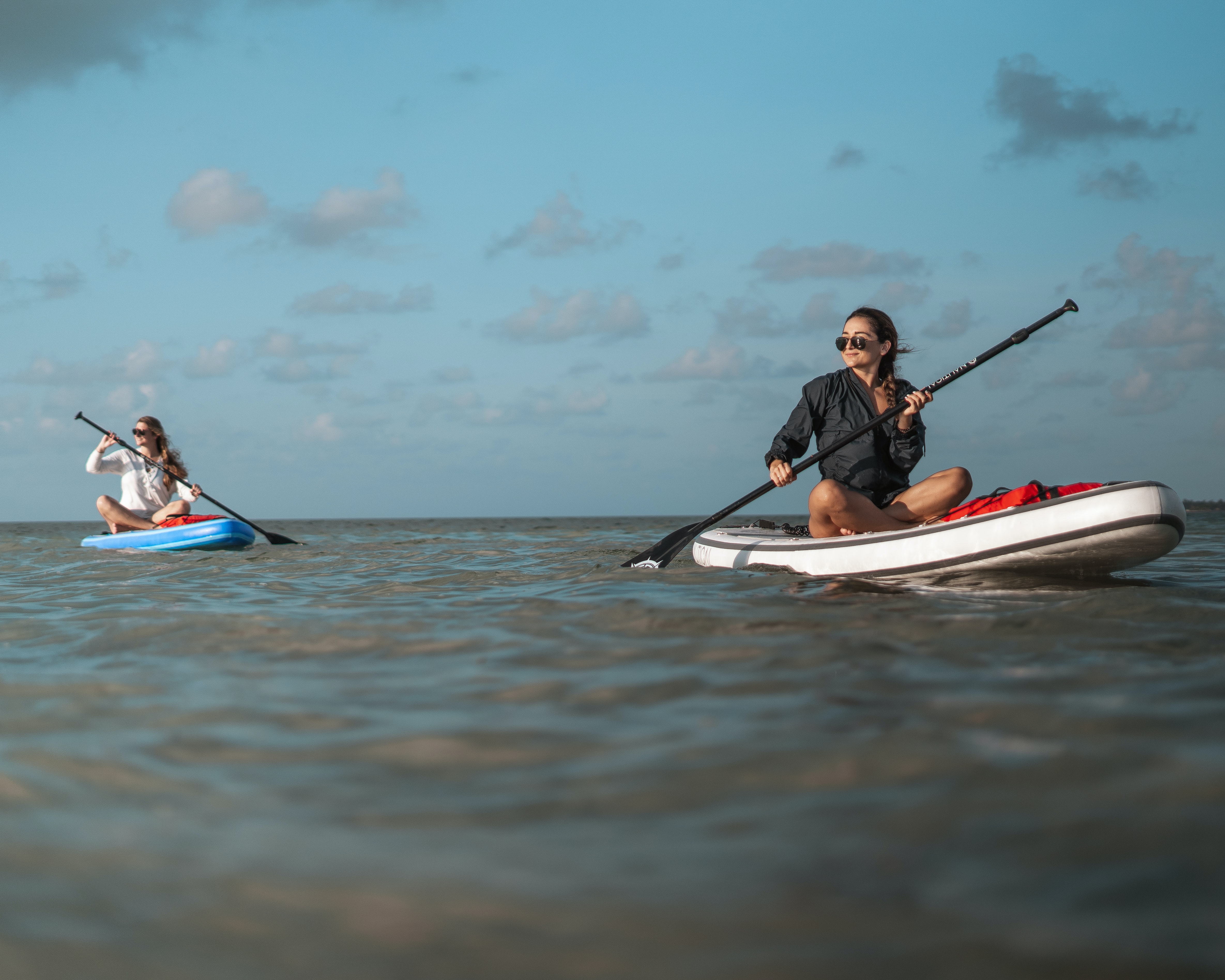 Stand up paddle touring oder wanderung Art des Paddle Board
