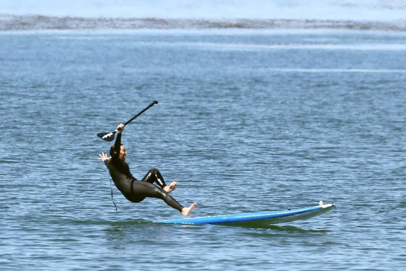 Wie und wo steht man auf einem SUP Board