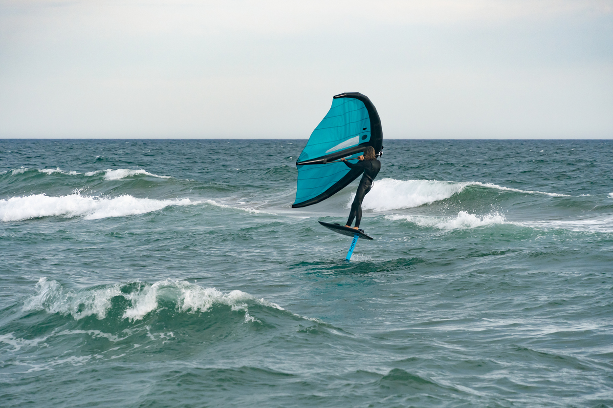 Wingfoiler on wasser Wing Foil