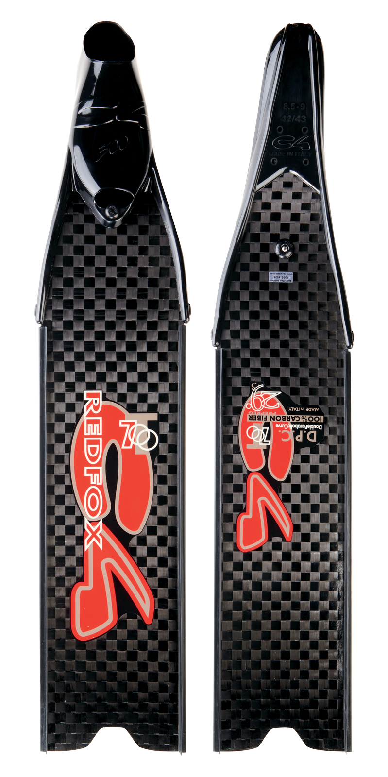 Flossen C4 carbon Redfox