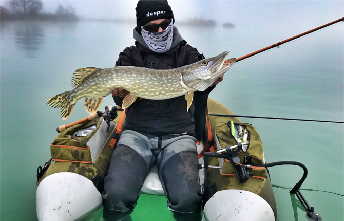 Deeper belly boot Angeln