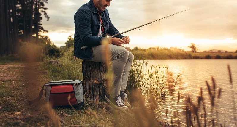 Bakkan Tasche Angeln