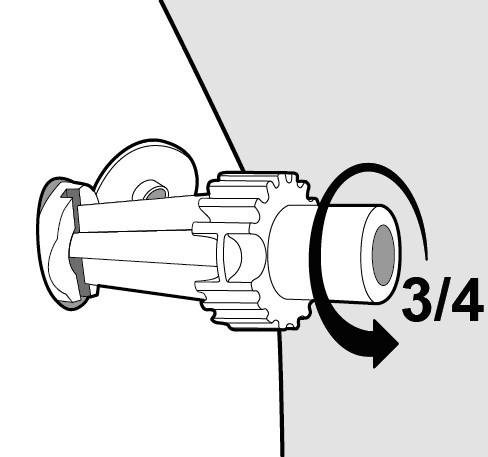 Stufe Fitting aufblasventil