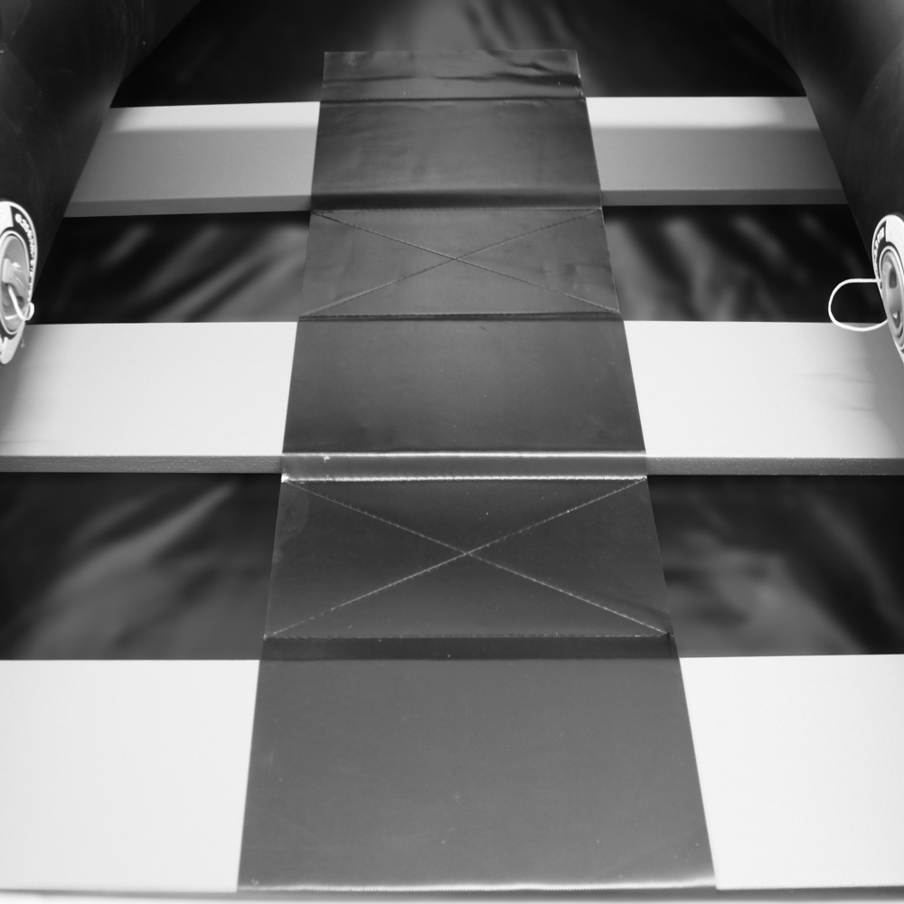 Gelatteter boden Schlauchboot Cape Horn