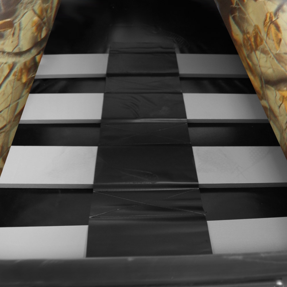 Gelatteter boden Schlauchboot Cape Horn