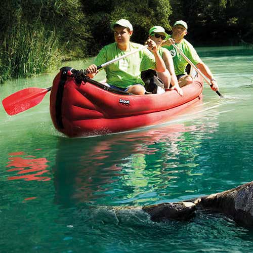 Gumotex Kanu-Wander-Scout auf dem Wasser