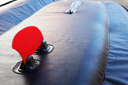 Querruder und Schienen