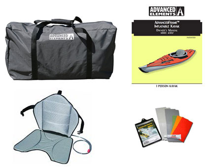 Accessoires livrés avec le kayak Advanced Elements AdvancedFrame