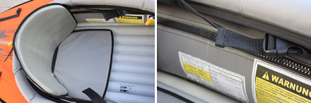 Sportsitz Kajak aufblasbar Advanced Frame