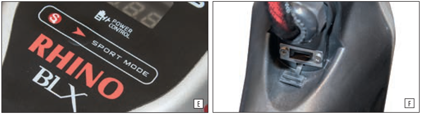 Sportmodus / USB-Anschluss Elektromotor boot Rhino BLX 70