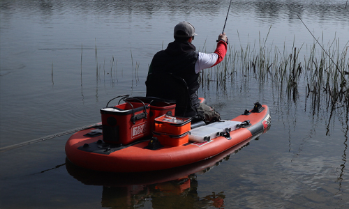 Seven bass belly boot zum Angeln